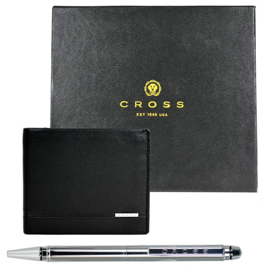 Personalized BI-FOLD WALLET WITH CROSS BAILEY PEN