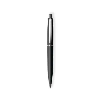 Personalized Sheaffer Gift Set - VFM Ballpoint Pen with Small Notebook (Matte Black with Chrome Trims)