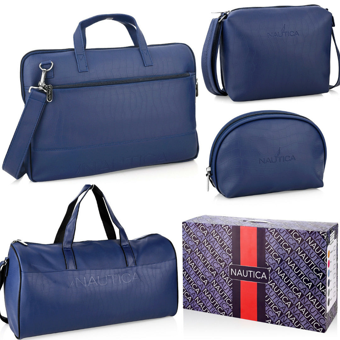 Personalized 4 in 1 Travel Combo Nautica Blue