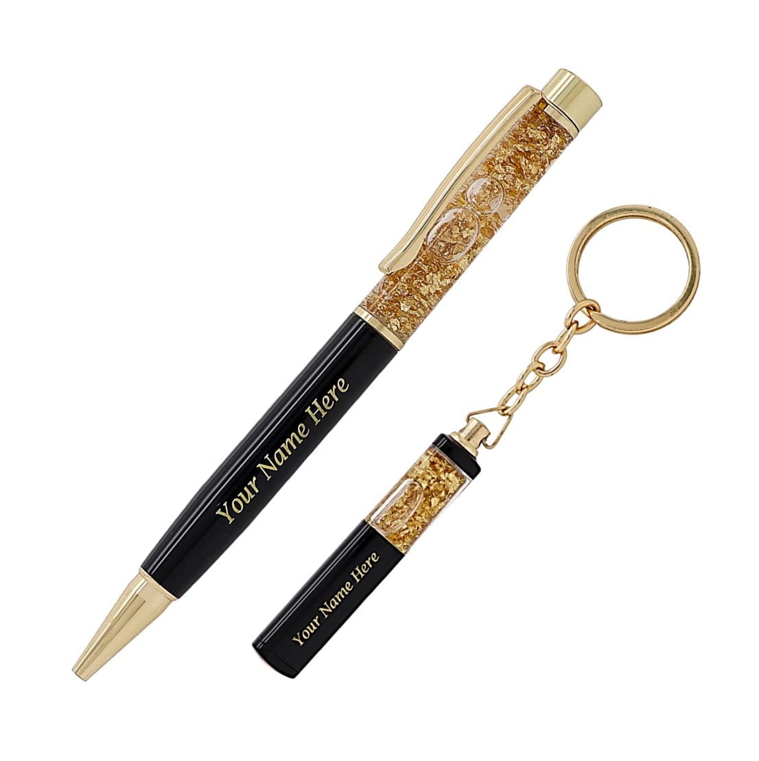 Personalised Pen & Keychain Set