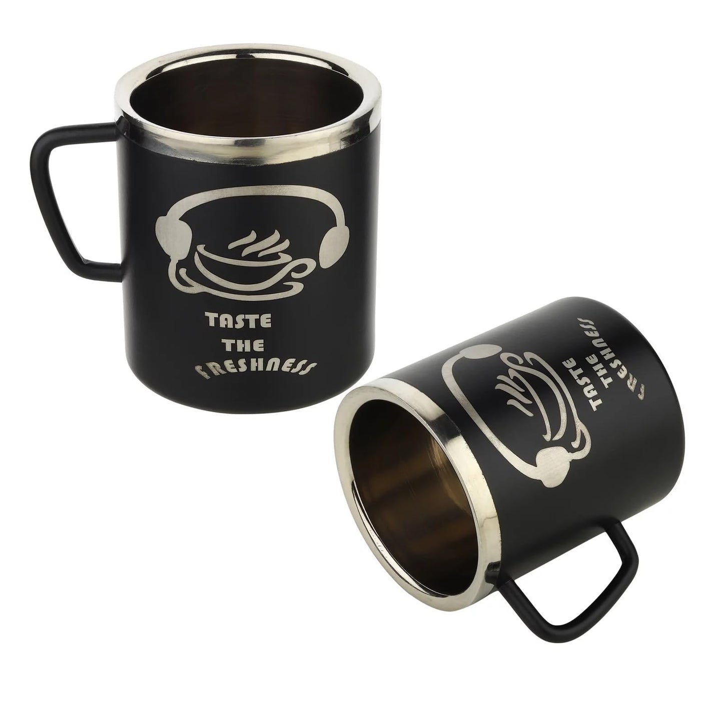 Personalised Stainless Steel Mugs, Heavy Quality